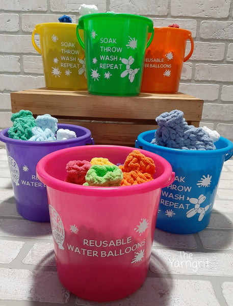 Reusable Water Balloon Buckets