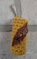 Lip Balm Holder w/Feather